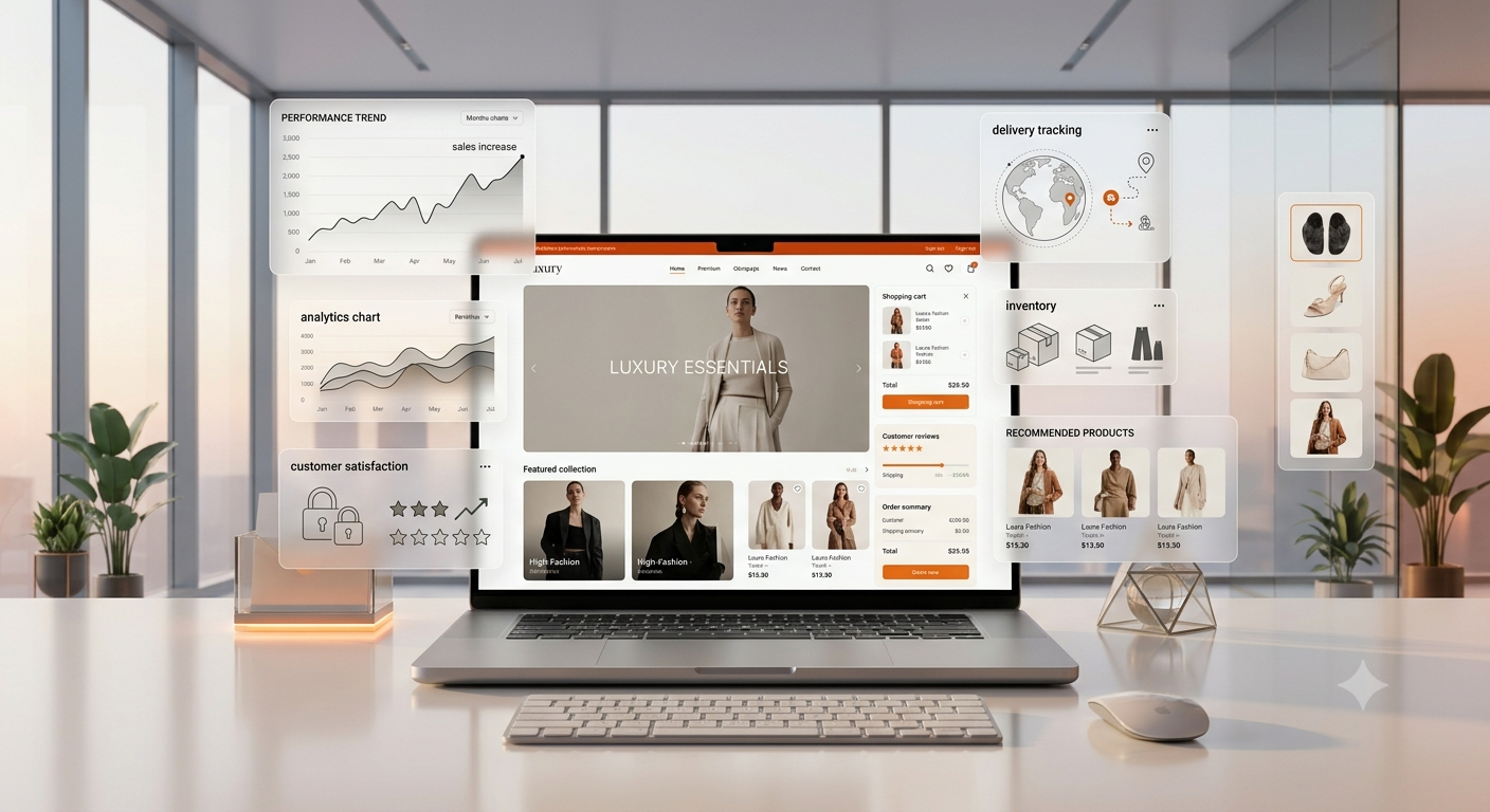 Custom Shopify store development with conversion-focused ecommerce design