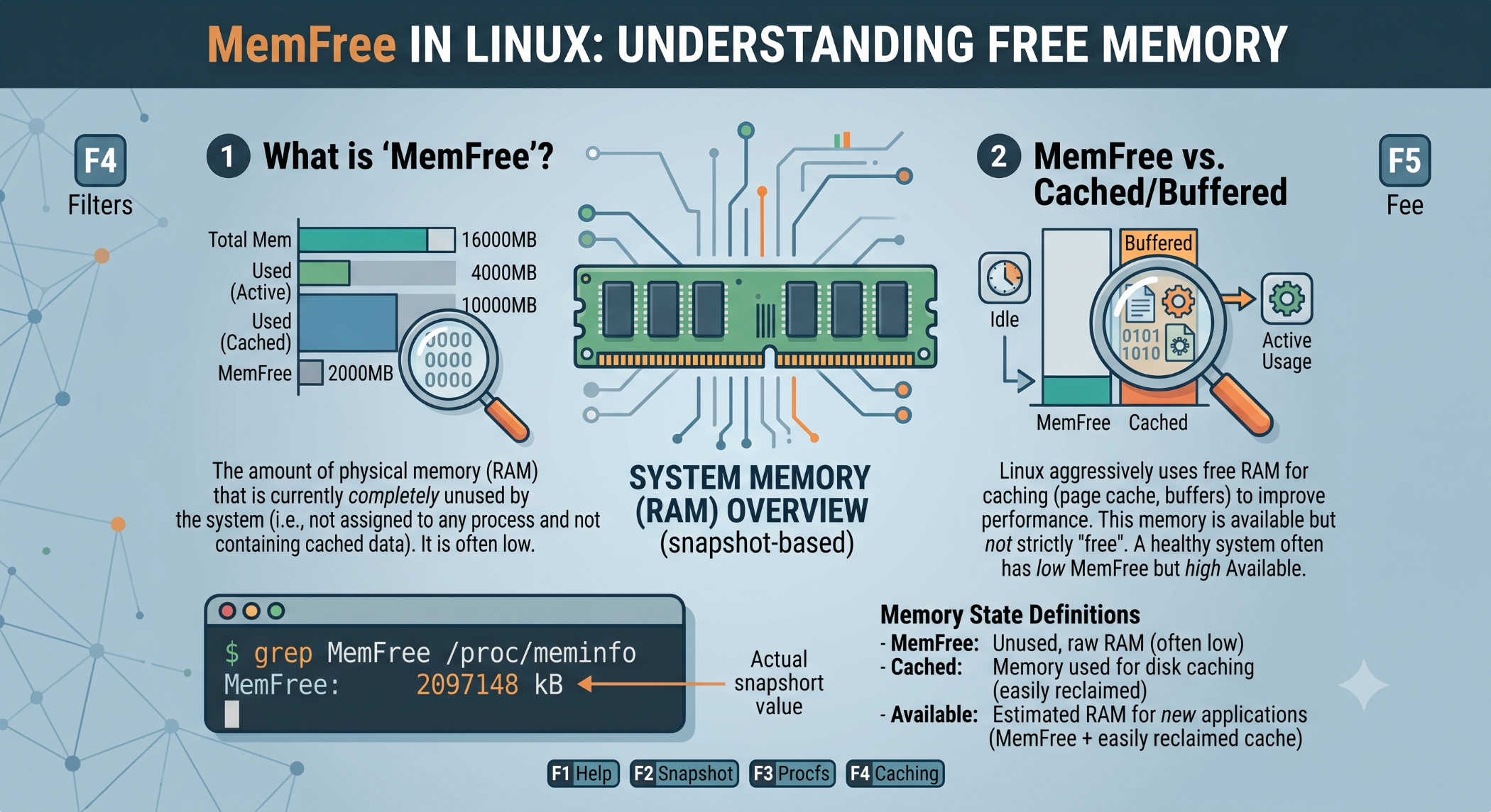 MemFree in Linux Understanding Free Memory