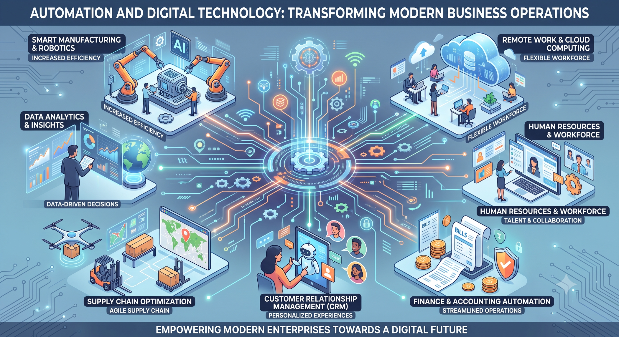 Automation and Digital Technology Transforming Modern Business Operations