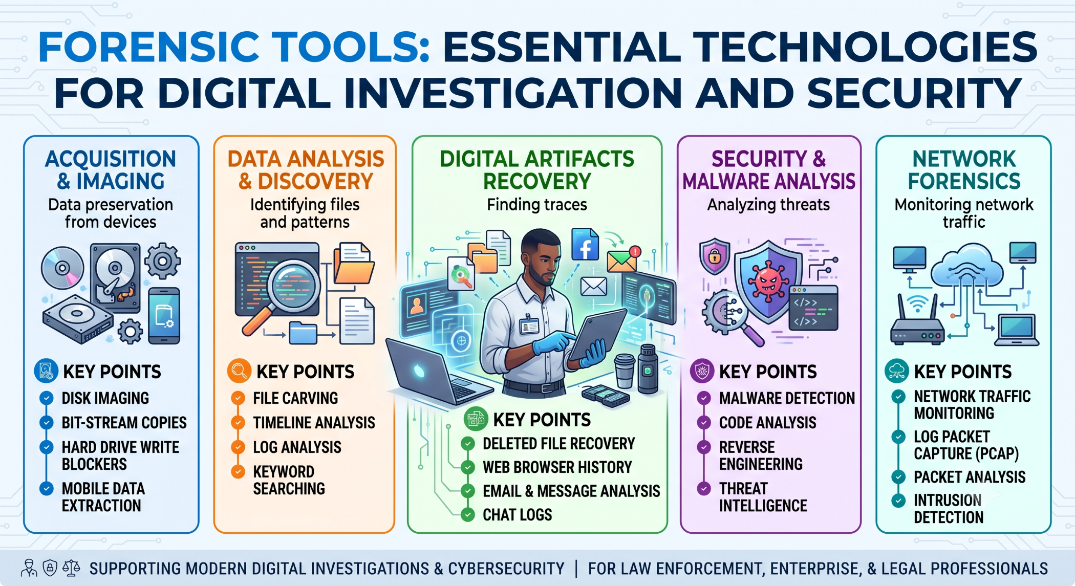 Forensic Tools Essential Technologies for Digital Investigation and Security