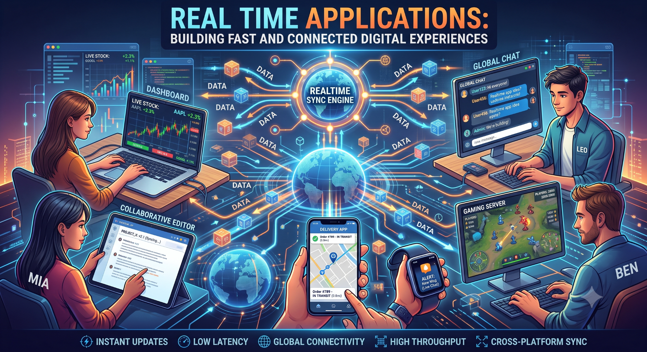 Realtime Applications Building Fast and Connected Digital Experiences
