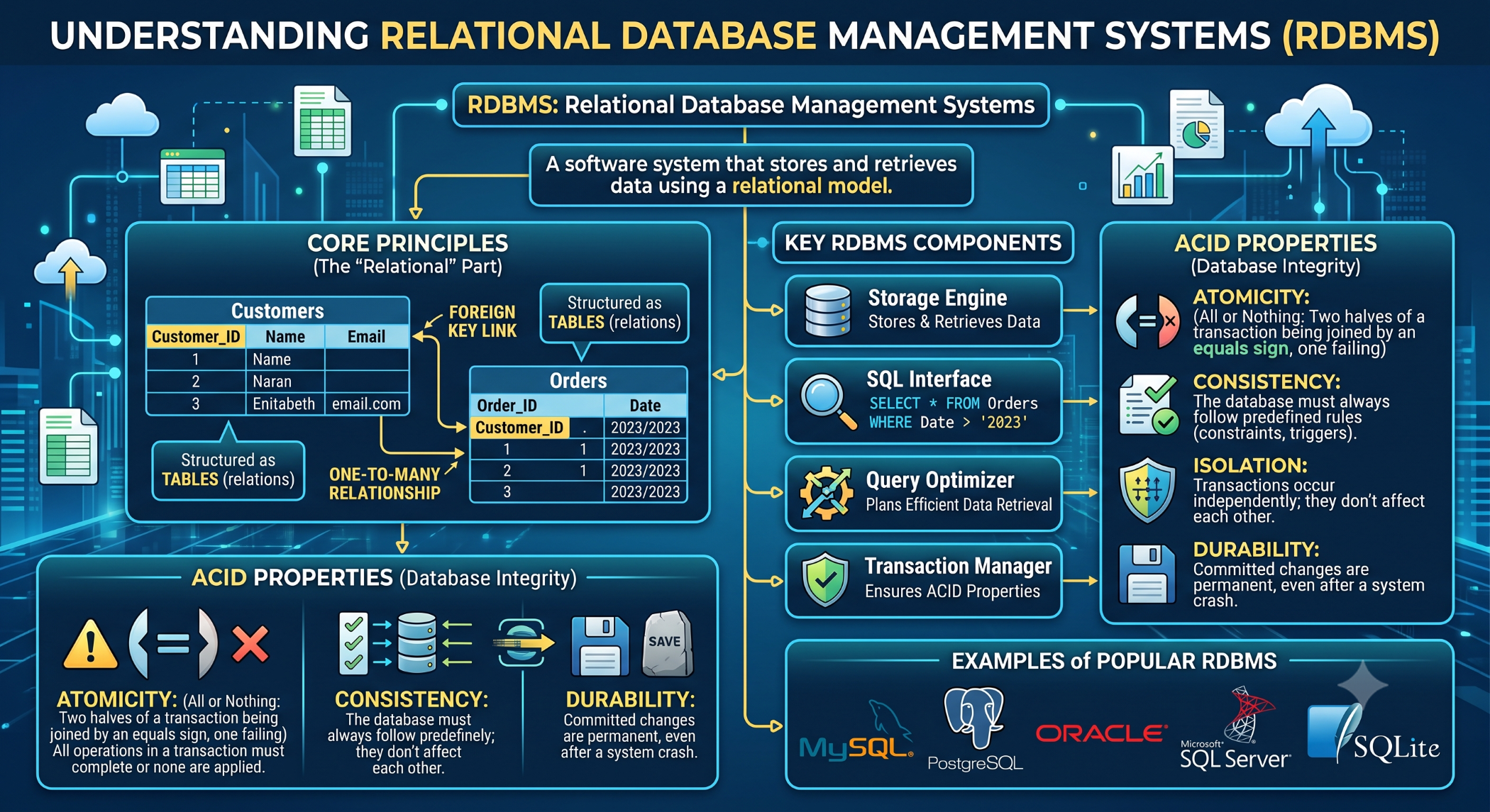RDBMS Understanding Relational Database Management Systems