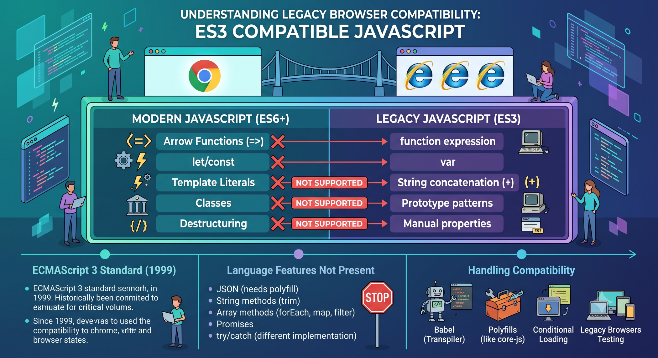 ES3 Compatible JavaScript Understanding Legacy Browser Compatibility