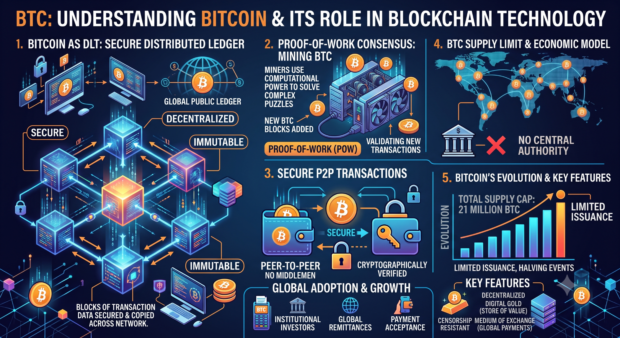 BTC Understanding Bitcoin and Its Role in Blockchain Technology
