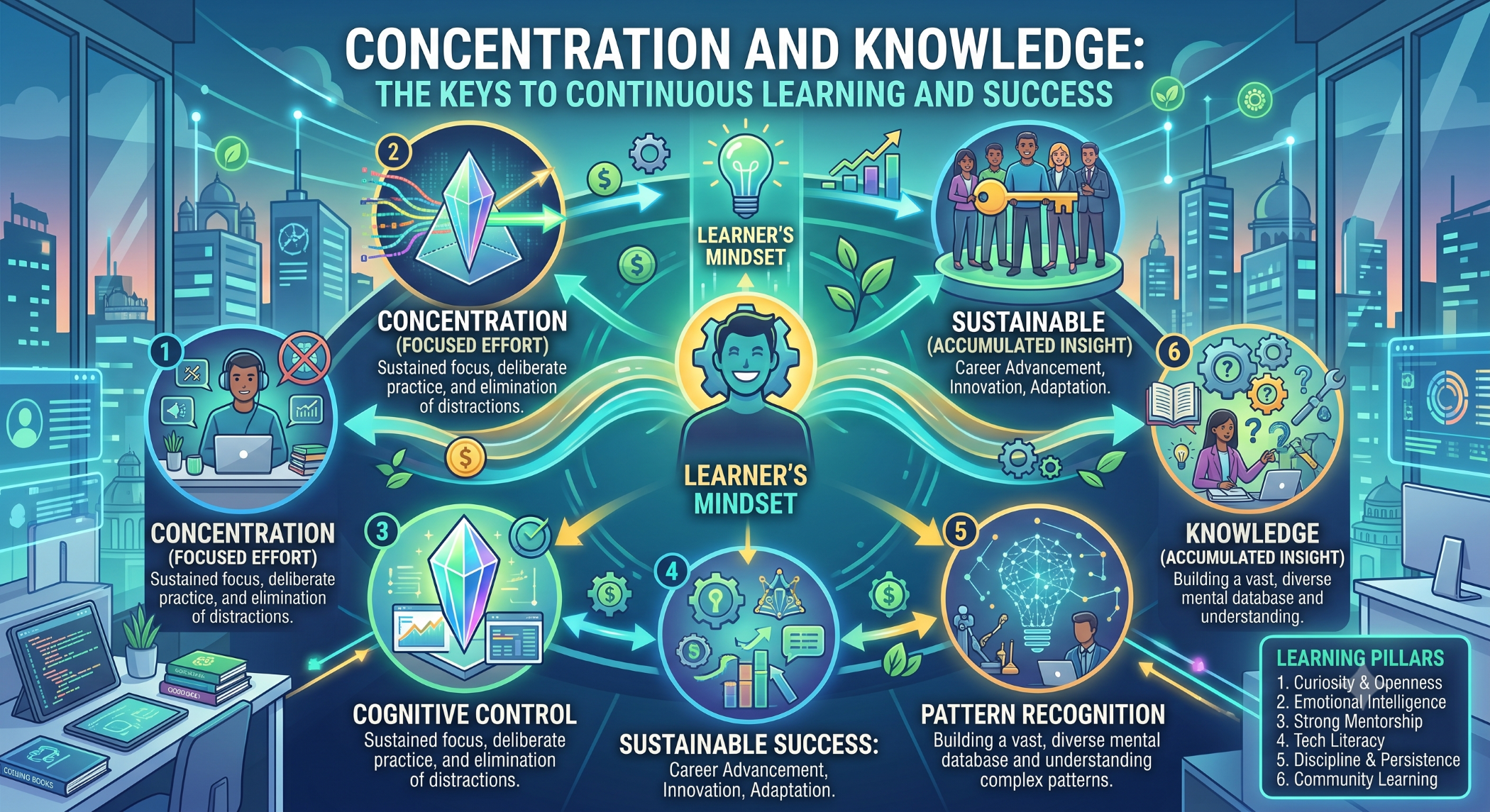 Concentration and Knowledge The Keys to Continuous Learning and Success