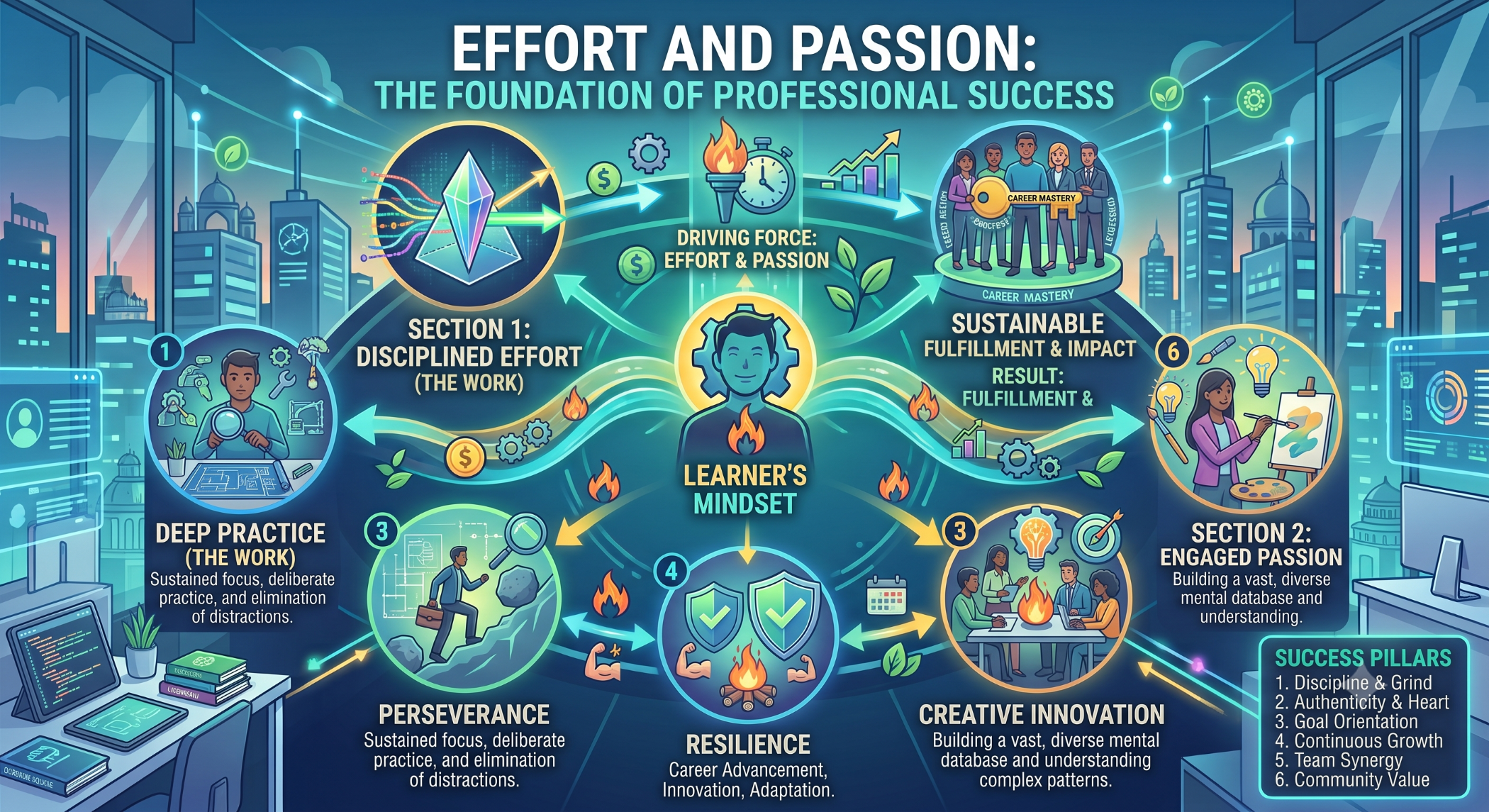 Effort and Passion: The Foundation of Professional Success