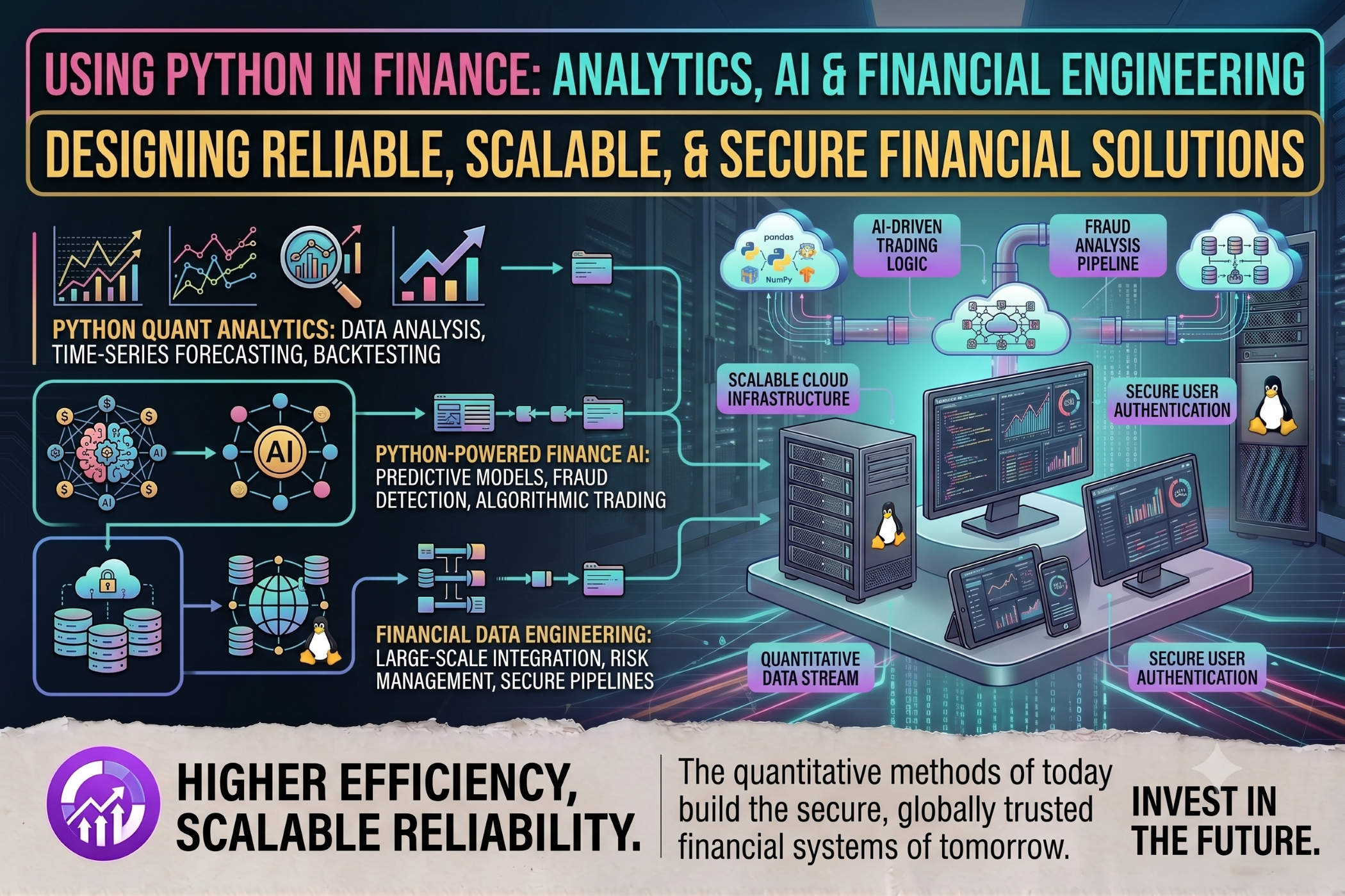 Using Python in Finance Analytics and Artificial Intelligence