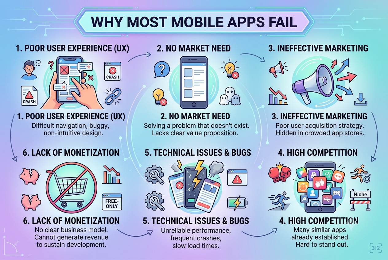 Why Most Mobile Apps Fail