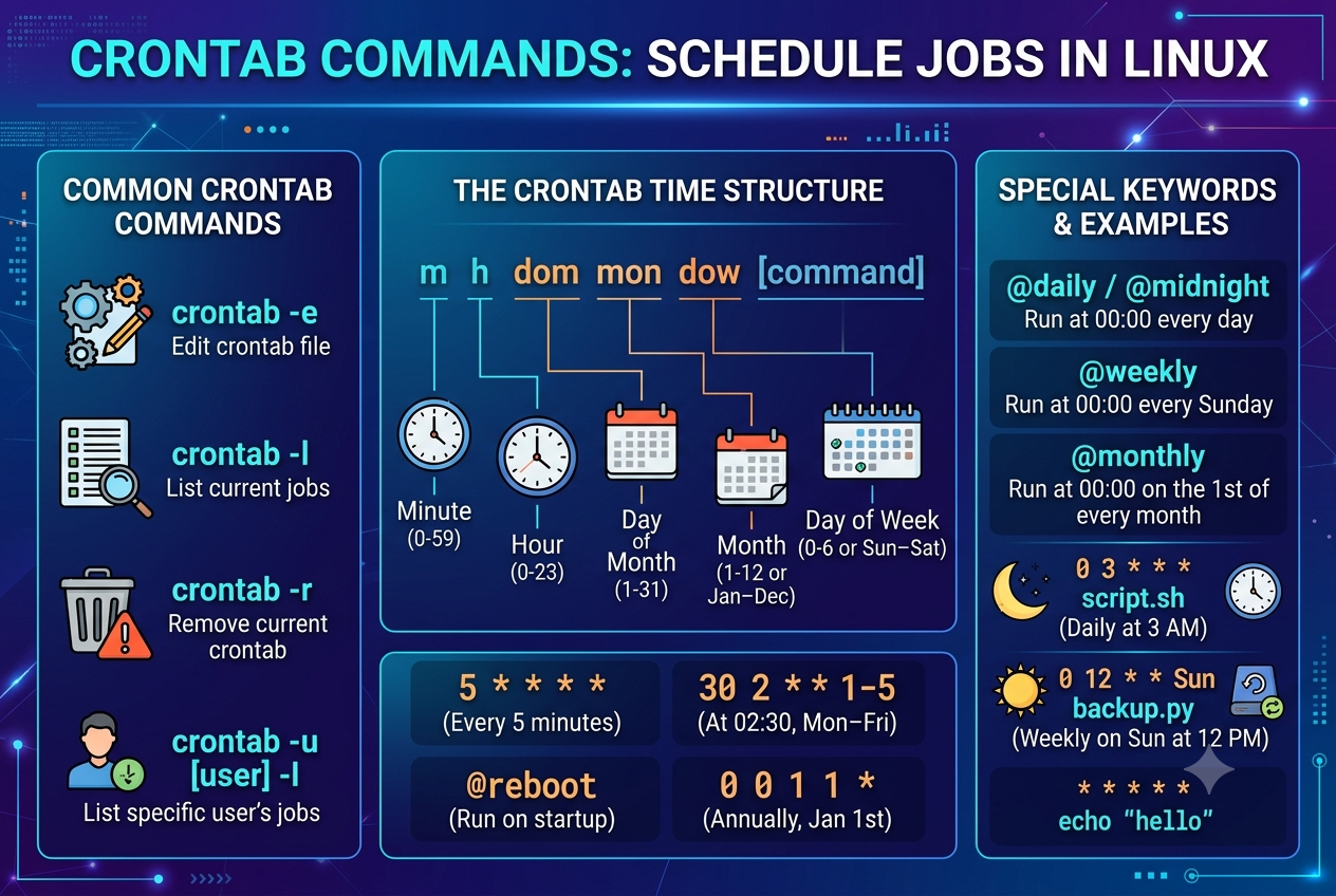 Crontab Commands